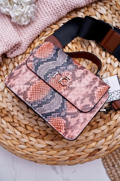 Torebka Damska Kuferek Listonoszka Nobo Snake H0450-CM17