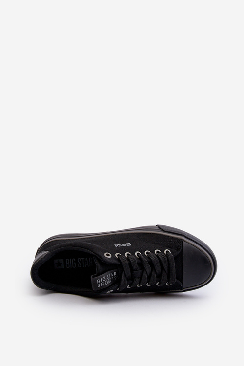 Męskie Niskie Trampki Big Star NN174005 Czarne