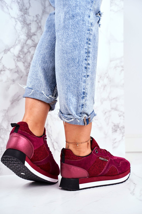 Sportowe Młodzieżowe Big Star Bordowe GG274462