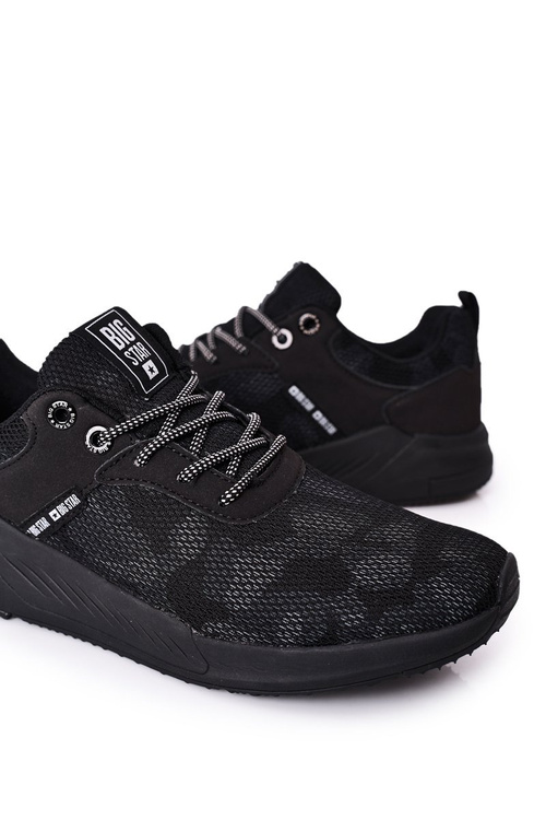 Męskie Sportowe Buty Memory Foam Big Star HH174141 Czarne