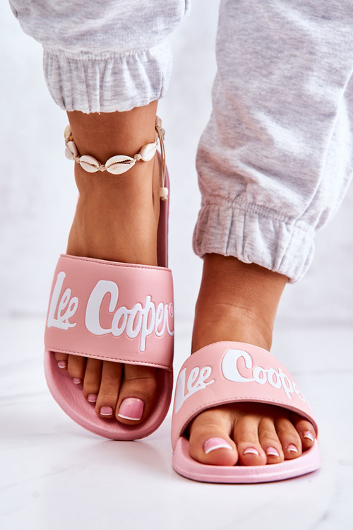 Damskie Klapki Lee Cooper LCW-22-42-0998 Różowe