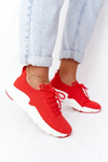 Damskie Sportowe Buty Slip-on Big Star DD274580 Czerwone