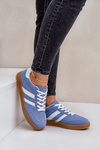 Sneakersy Damskie Niskie Niebieskie Ennorwen