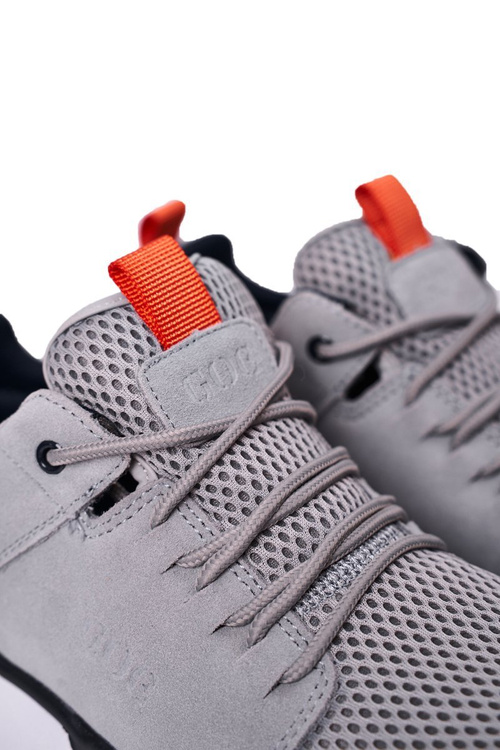 Męskie Sportowe Buty Sneakersy GOE HH1N4028 Szare