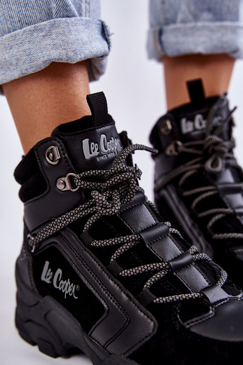 Damskie Buty Trekkingowe Trapery Lee Cooper LCJ-22-31-1441 Czarne