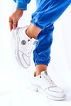 Sportowe Buty Na Platformie Big Star II274314 Białe