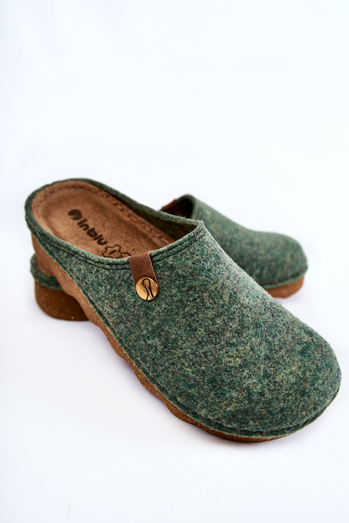 Domowe Papcie Klapki Profilaktyczne Inblu DK-08-007 Zielone