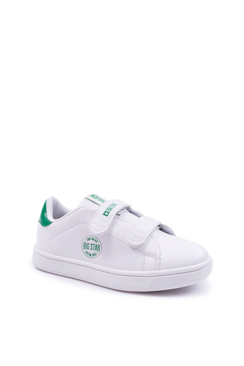 Dziecięce Trampki Na Rzepy Big Star DD374029 Białe