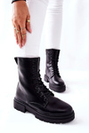 Wysokie Botki Workery Czarne Rozelle