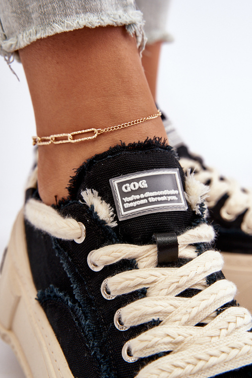 Damskie Sneakersy GOE NN2N4061 Czarne