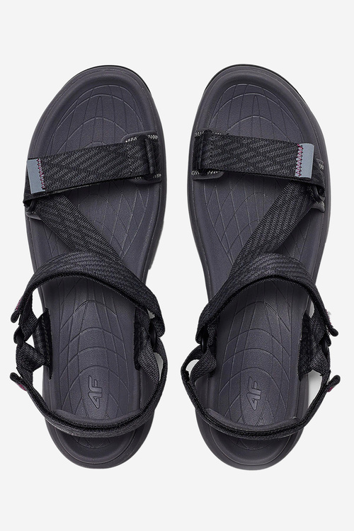 Sandały Męskie Sportowe 4F 4FRSS24FSANM047-23S Ciemnoszare