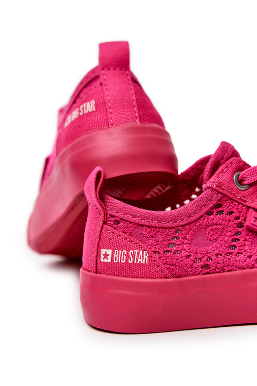 Trampki Ażurowe Big Star JJ374131 Różowe