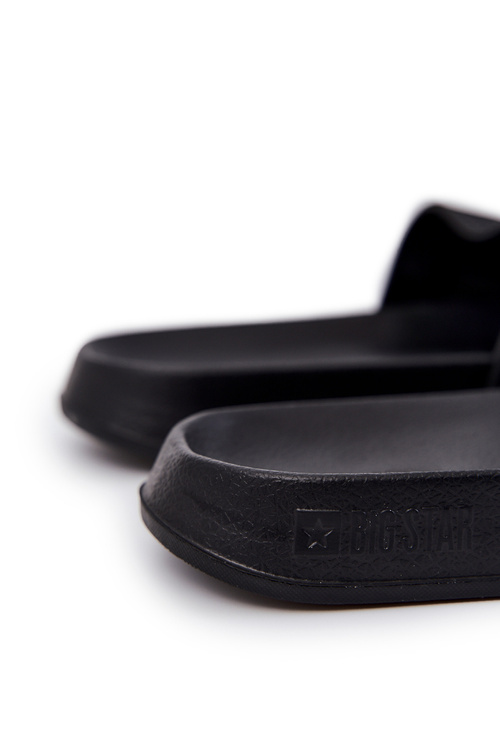 Męskie Klapki Big Star JJ174505 Czarne