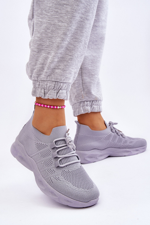 Wsuwane Damskie Buty Sportowe Szare Ellison