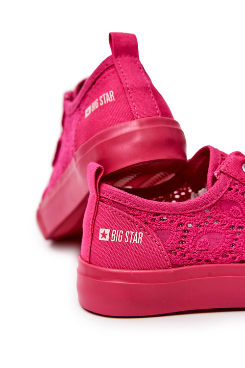 Trampki Ażurowe Big Star JJ374007 Różowe