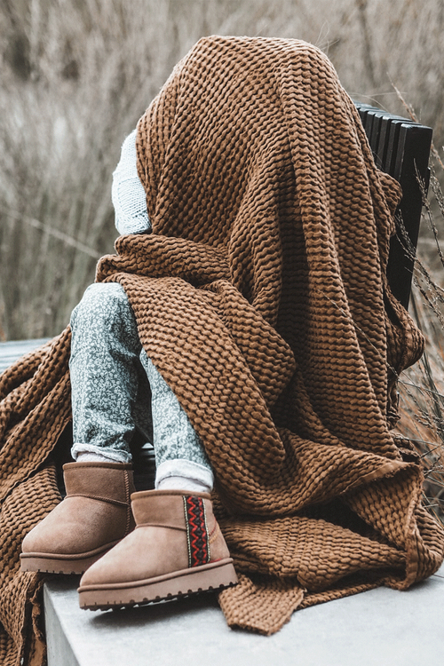 Śniegowce Botki Ocieplane Dziecięce Camel Leonora