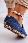 Klasyczne Espadryle Big Star JJ274902 Niebieskie