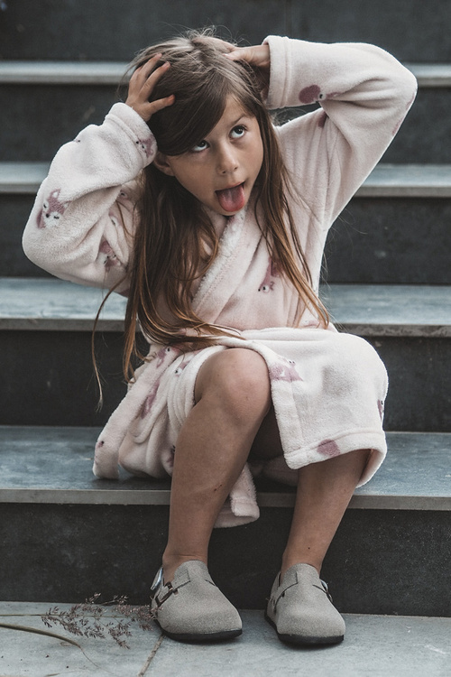 Chodaki Dziecięce Na Korkowej Platformie Szare Vulagia