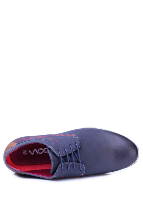 Sportowe Męskie Granatowe Półbuty Casual Marlabo