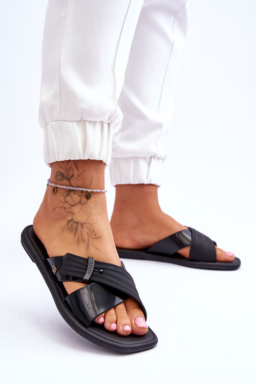 Pachnące Wegańskie Klapki ZAXY JJ285217 Czarne