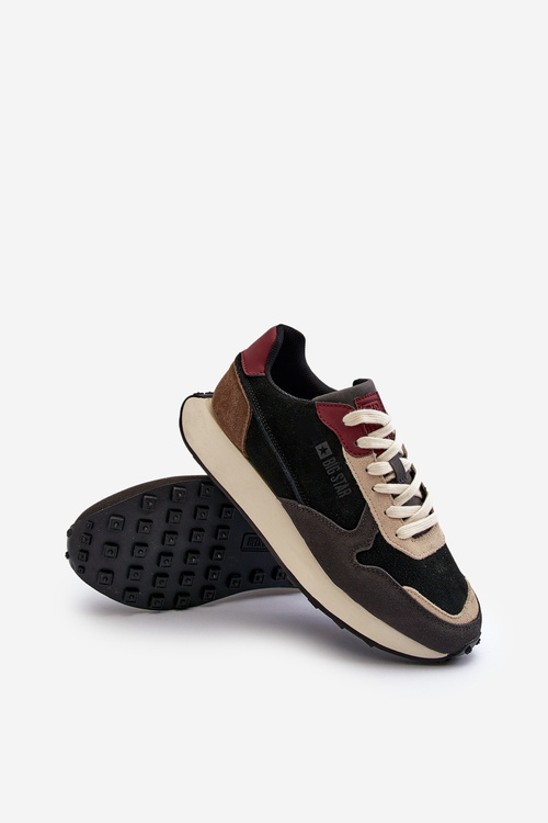 Męskie Sneakersy Memory Foam System Big Star NN174357 Czarne