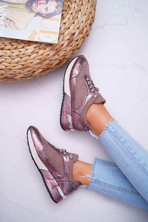 Damskie Sportowe Buty Beżowe Sergio Leone Ondar