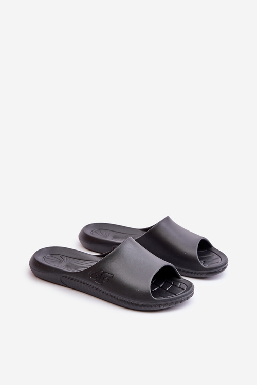 Damskie Klapki 4F 4FMM00FFLIF093A-20S Czarne