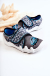 Buty Papcie Befado Na Rzep Samochodzik 273X339 Szaro-Niebieskie