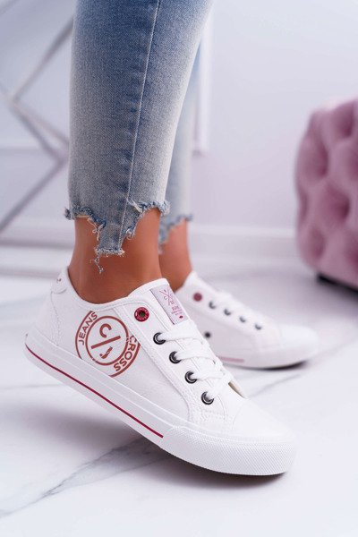 Damskie Trampki Cross Jeans Białe DD2R4068