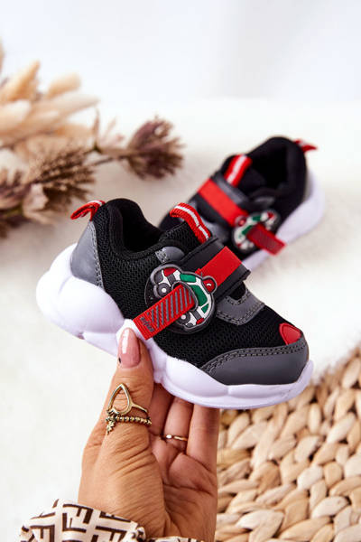 Dziecięce Sportowe Buty Na Rzep Befado 516P096 Czarne