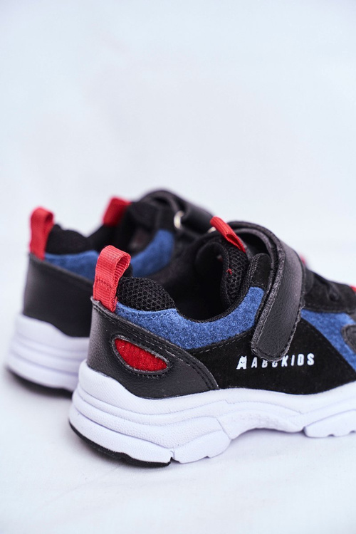 Sportowe Buty Dziecięce Czarno Granatowe ABCKIDS B932104063