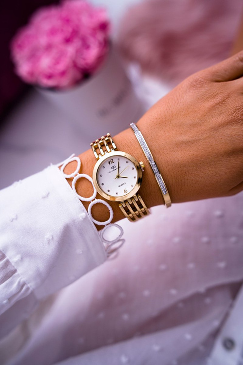 Damski Zegarek Giorgio & Dario Złoty Fargin