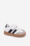 Buty Sportowe Sneakersy Dziecięce Na Rzep Białe Adelina