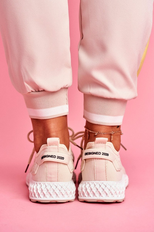 Sportowe Damskie Buty Lekkie Beżowe Mersea