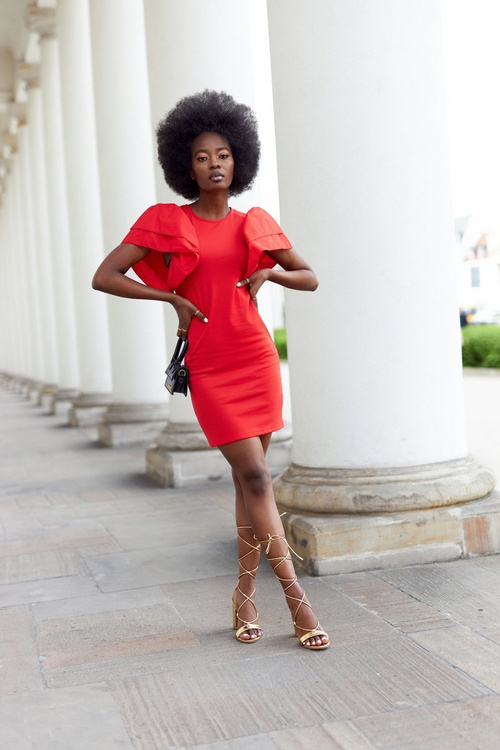 Wiązane Sandały Na Słupku Złote Catwalk