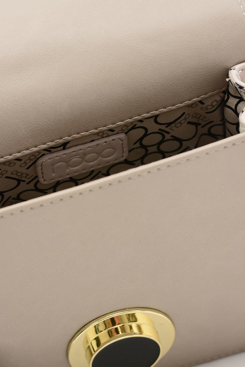 Mała Elegancka Beżowa Torebka Nobo