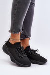 Wsuwane Buty Sportowe Damskie Czarne Juhitha