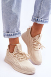 Damskie Wsuwane Sneakersy Big Star LL274714 Beżowe