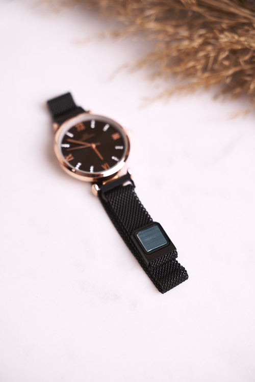 Klasyczny Damski Zegarek Giorgio&Dario Czarno Złoty Daniela