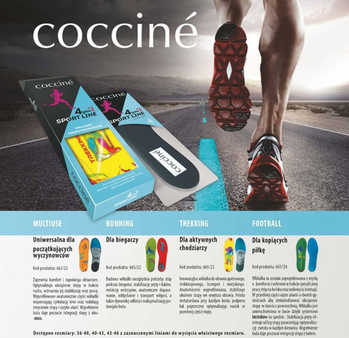 Wkładki Coccine Termotechniczne Sport Line Football