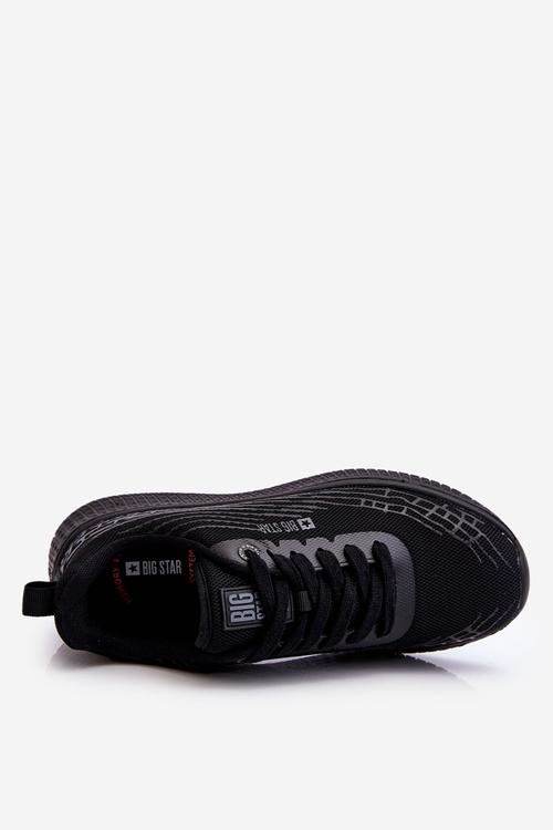 Damskie Siateczkowe Buty Sportowe Memory Foam System Big Star LL274662 Czarne