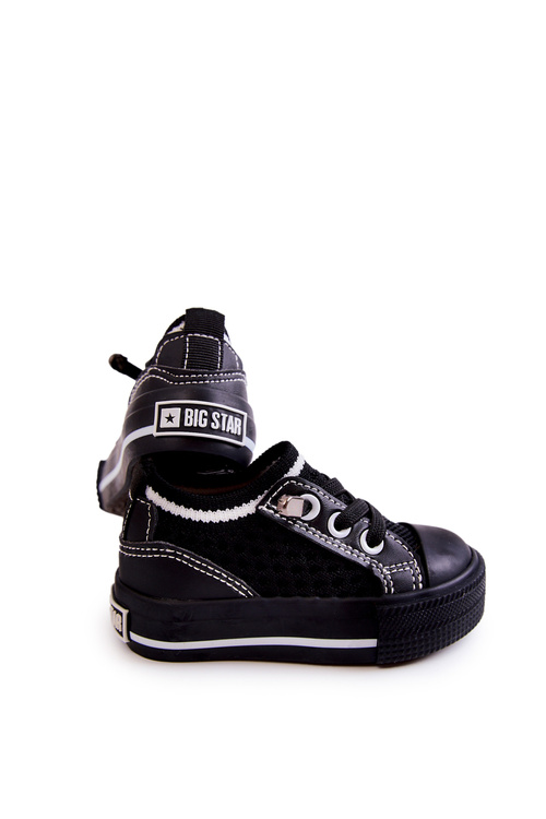 Dziecięce Wsuwane Trampki Big Star JJ374393 Czarne