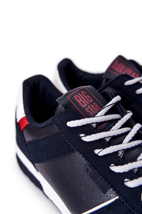 Sportowe Męskie Buty Memory Foam Big Star II174083 Granatowe