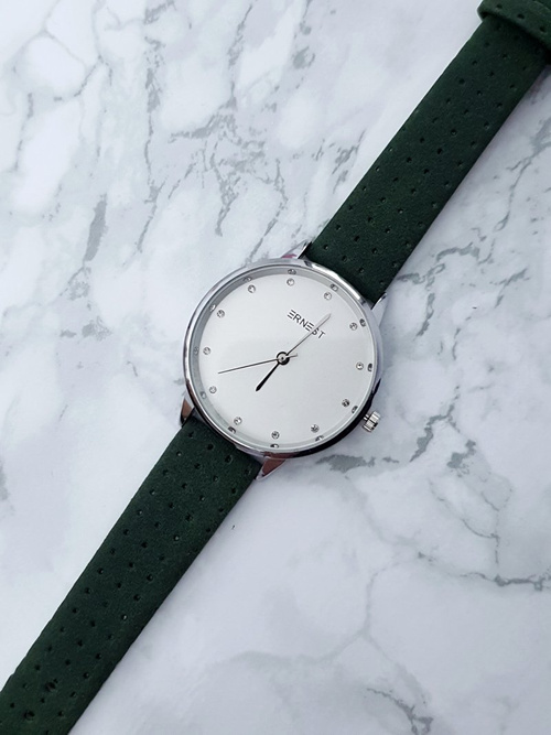 Damski Zegarek Ernest Ethienne Zielony