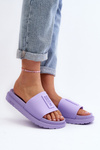Klapki Damskie Big Star LL274426 Fioletowe