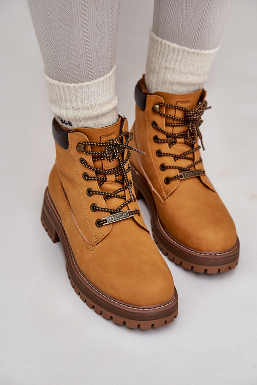 Trapery Damskie Ocieplane Big Star OO274A288 Camel