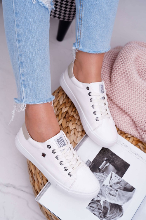 Damskie Trampki Big Star Białe BB274033