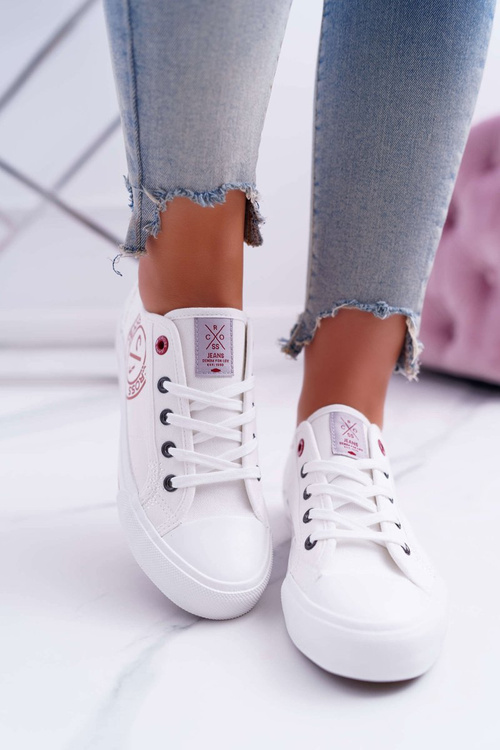 Damskie Trampki Cross Jeans Białe DD2R4068