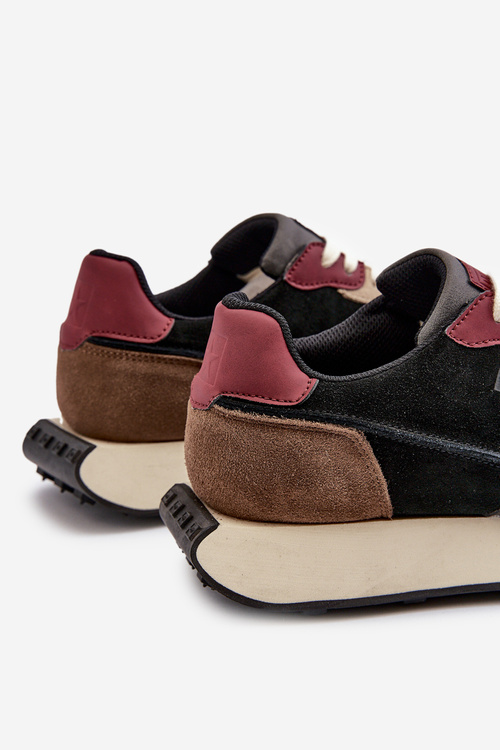 Męskie Sneakersy Memory Foam System Big Star NN174357 Czarne