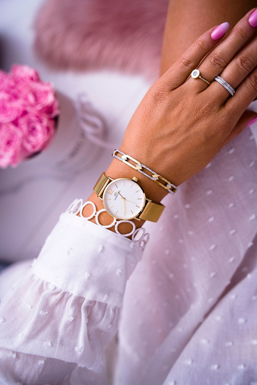 Damski Zegarek Giorgio & Dario Złoty Evera